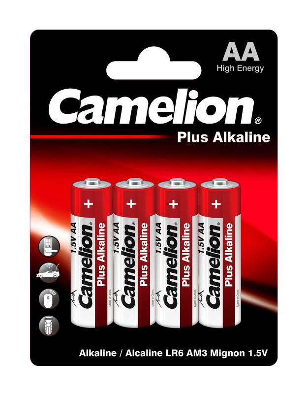 Батарея Camelion Plus Alkaline LR6-BP4 AA 2700mAh (4шт) блистер