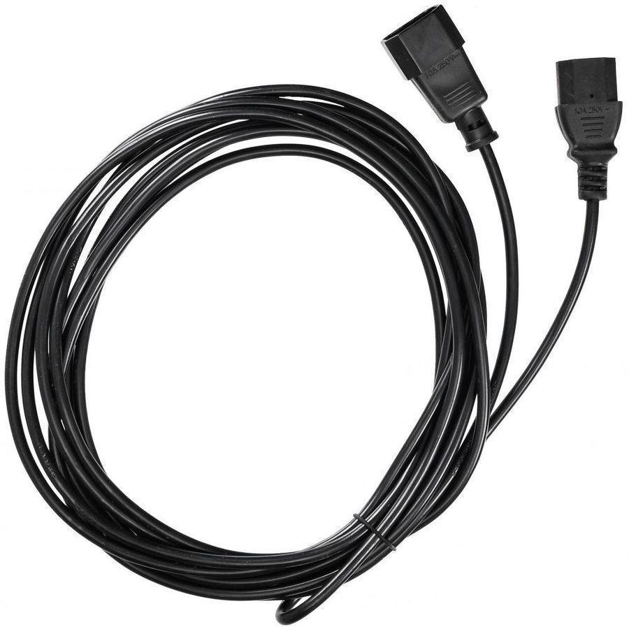 Кабель-удлинитель Buro IEC C13 IEC C14 3м (AN23-1008-3) черный (пакет)