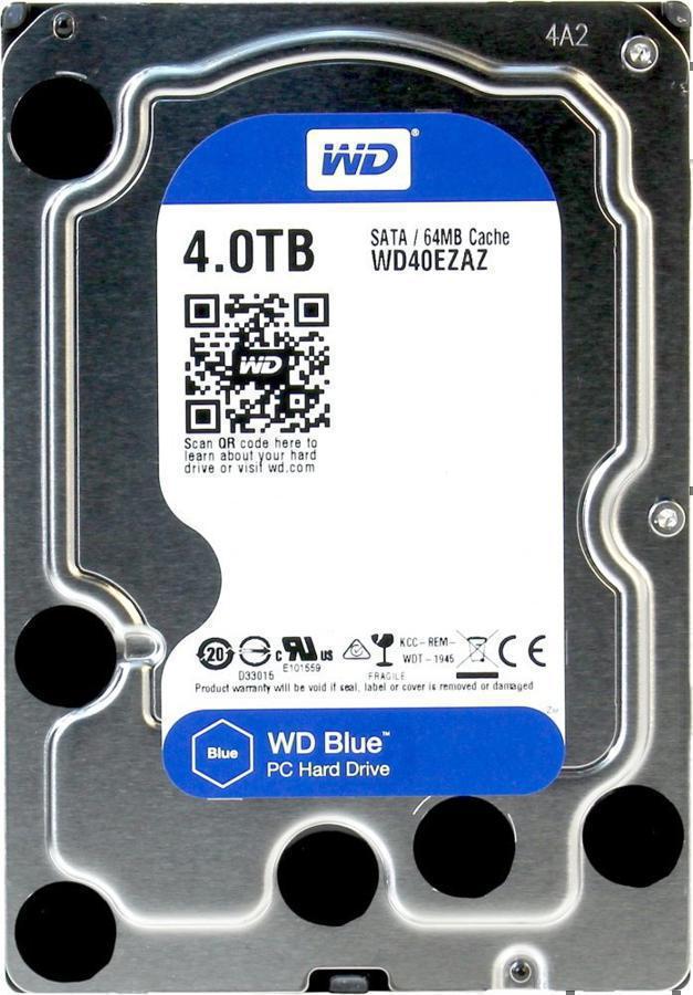 Жесткий диск WD Original SATA-III 4Tb WD40EZAZ Desktop Blue (5400rpm) 256Mb 3.5"