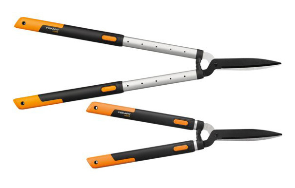 Ножницы для живой изгороди Fiskars SmartFit HS86 черный/оранжевый (1013565)