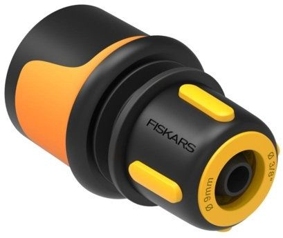 Коннектор Fiskars 1027071 Д.вх.3/8" черный/желтый