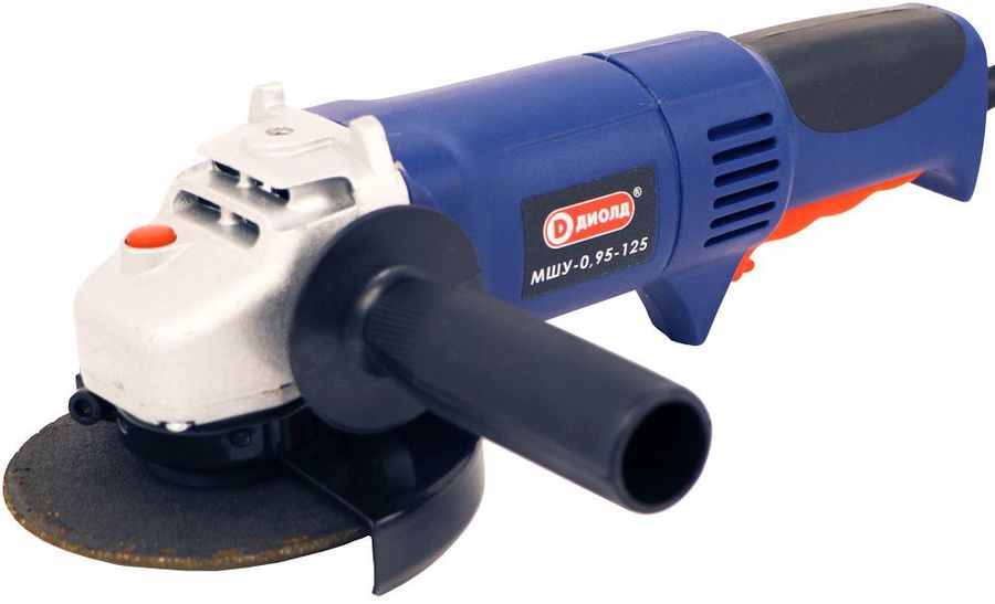 Углошлифовальная машина Диолд МШУ-0,95 -125 950Вт 11000об/мин рез.шпин.:M22 d=125мм (10041050)