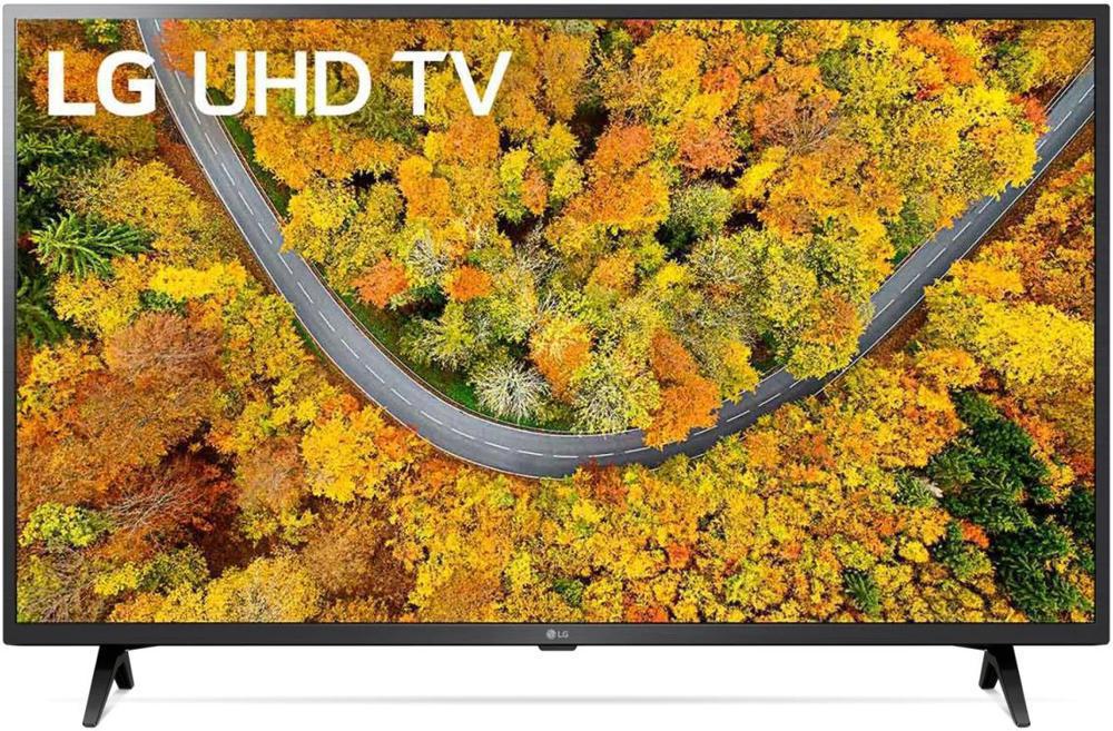 Телевизор LED LG 43" 43UP76006LC черный Ultra HD 60Hz DVB-T DVB-T2 DVB-C DVB-S DVB-S2 USB WiFi Smart TV (RUS)