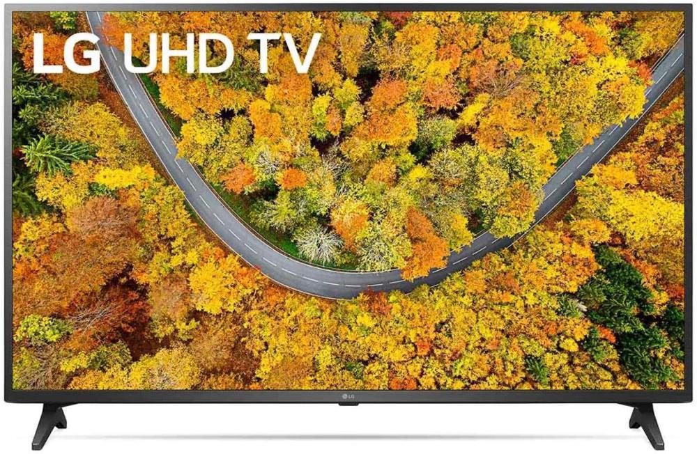 Телевизор LED LG 50" 50UP75006LF черный Ultra HD 60Hz DVB-T DVB-T2 DVB-C DVB-S DVB-S2 USB WiFi Smart TV (RUS)