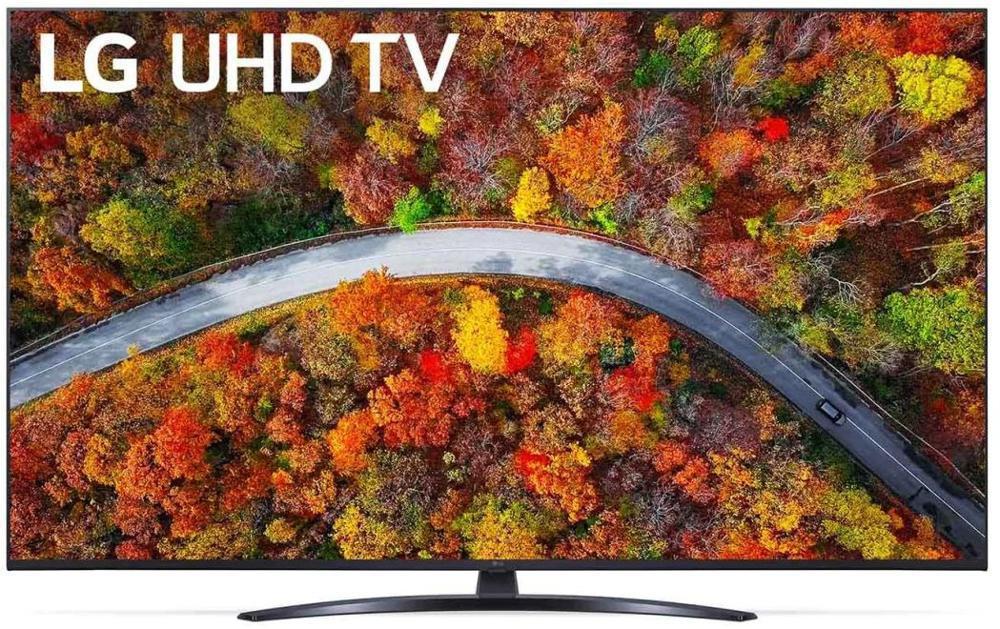 Телевизор LED LG 55" 55UP81006LA темно-синий Ultra HD 60Hz DVB-T DVB-T2 DVB-C DVB-S DVB-S2 USB WiFi Smart TV (RUS)