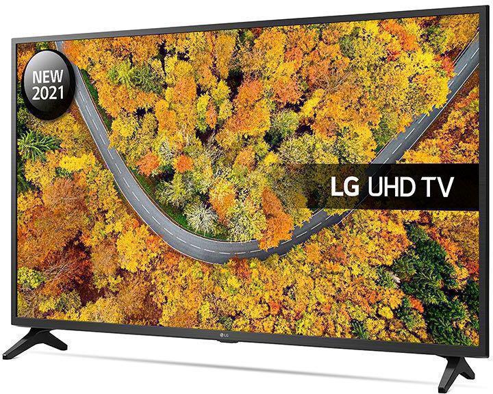 Телевизор LED LG 65" 65UP75006LF черный Ultra HD 60Hz DVB-T DVB-T2 DVB-C DVB-S DVB-S2 USB WiFi Smart TV (RUS)