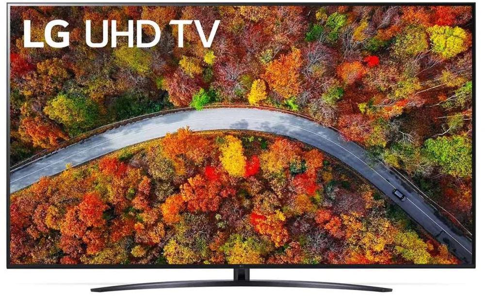 Телевизор LED LG 75" 75UP81006LA черный Ultra HD 60Hz DVB-T DVB-T2 DVB-C DVB-S DVB-S2 USB WiFi Smart TV (RUS)