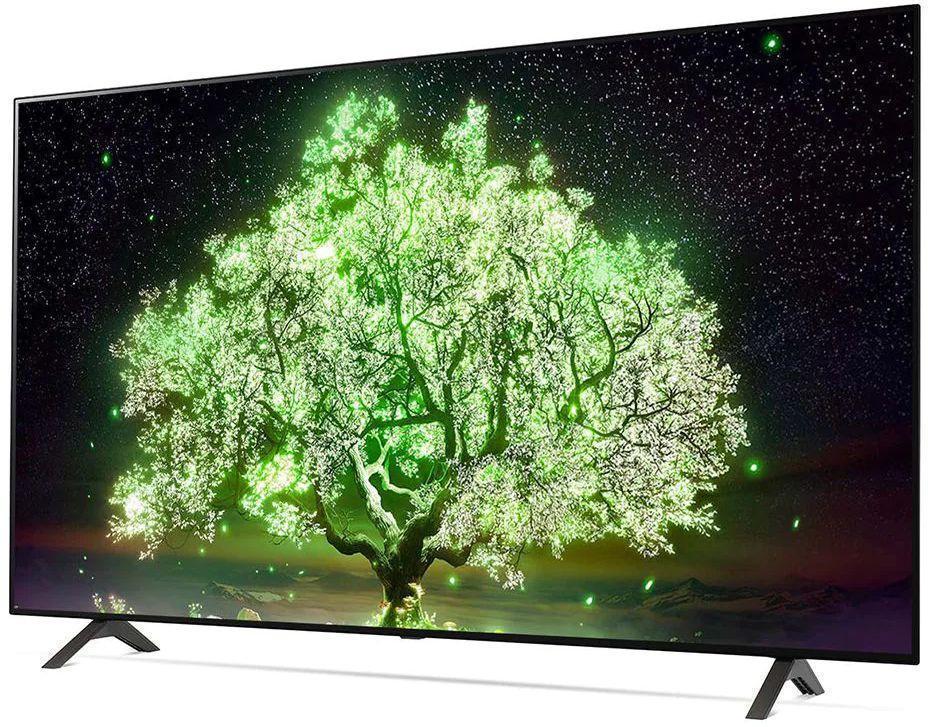 Телевизор OLED LG 65" OLED65A1RLA темно-серый Ultra HD 60Hz DVB-T DVB-T2 DVB-C DVB-S DVB-S2 USB WiFi Smart TV (RUS)