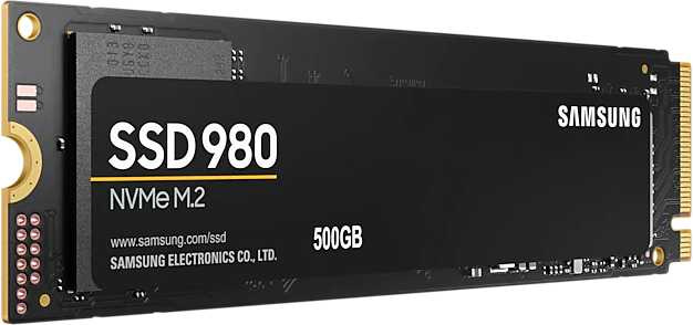 Накопитель SSD Samsung PCI-E 3.0 x4 500Gb MZ-V8V500BW 980 M.2 2280