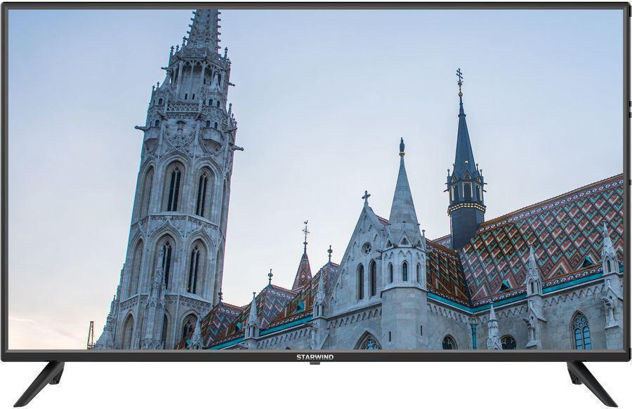 Телевизор LED Starwind 40" SW-LED40SB300 Яндекс.ТВ черный FULL HD 60Hz DVB-T DVB-T2 DVB-C DVB-S DVB-S2 USB WiFi Smart TV (RUS)
