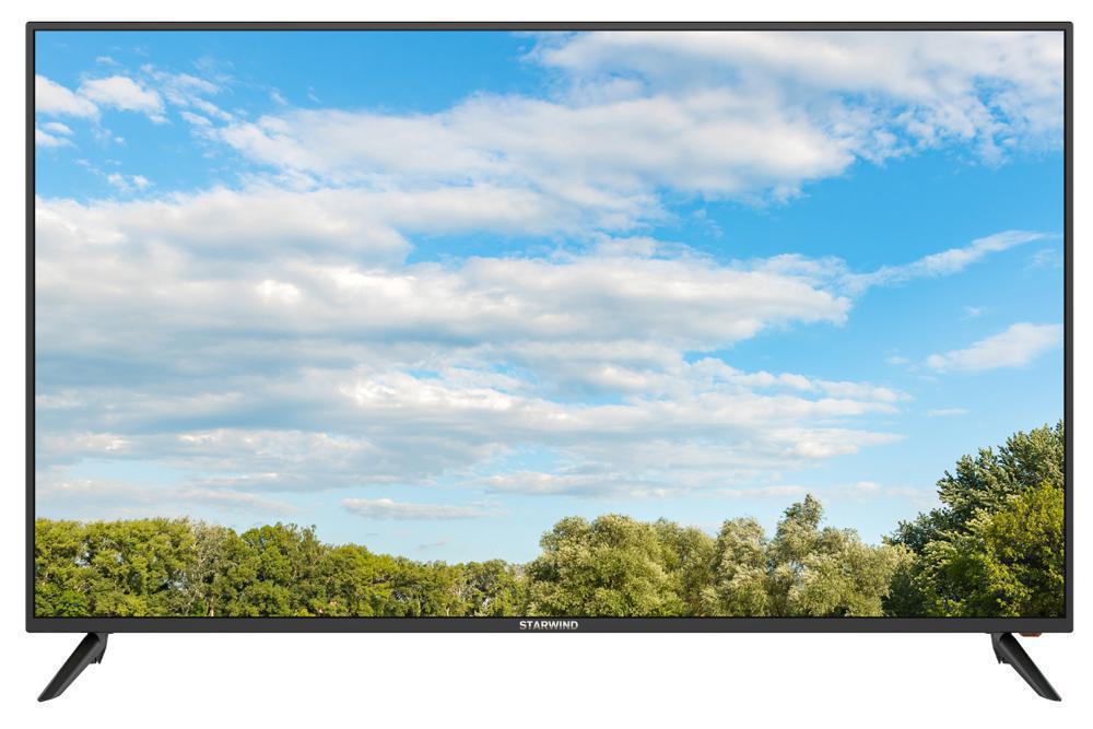 Телевизор LED Starwind 58" SW-LED58UB400 Яндекс.ТВ черный 4K Ultra HD 60Hz DVB-T DVB-T2 DVB-C DVB-S DVB-S2 WiFi Smart TV (RUS)