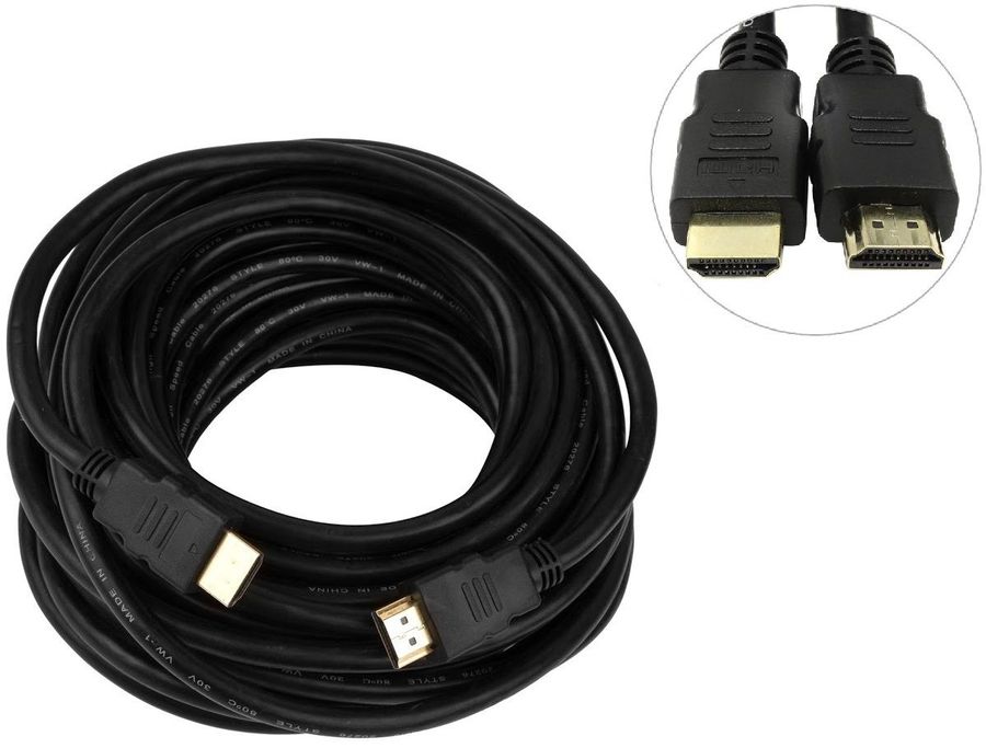 Кабель соединительный аудио-видео Premier 5-815 HDMI (m)/HDMI (m) 20м. позолоч.конт. черный (5-815 20.0)
