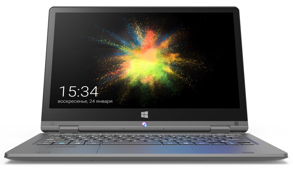 Ноутбук Digma EVE 11 C421Y Celeron N4020 4Gb SSD64Gb Intel UHD Graphics 600 11.6" IPS Touch HD (1366x768) Windows 10 Home Single Language 64 dk.grey WiFi BT Cam 4000mAh (ES1067EW)