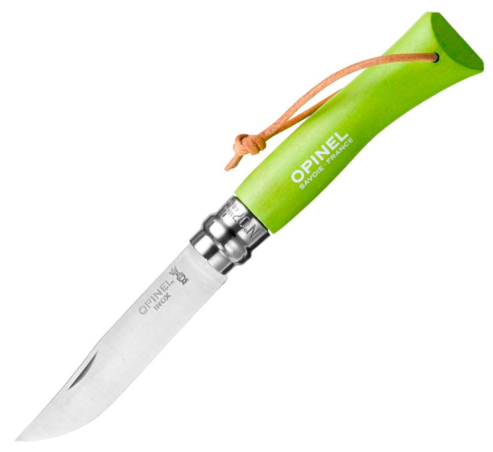Нож перочинный Opinel Tradition Trekking №07 (002207) 185мм салатовый