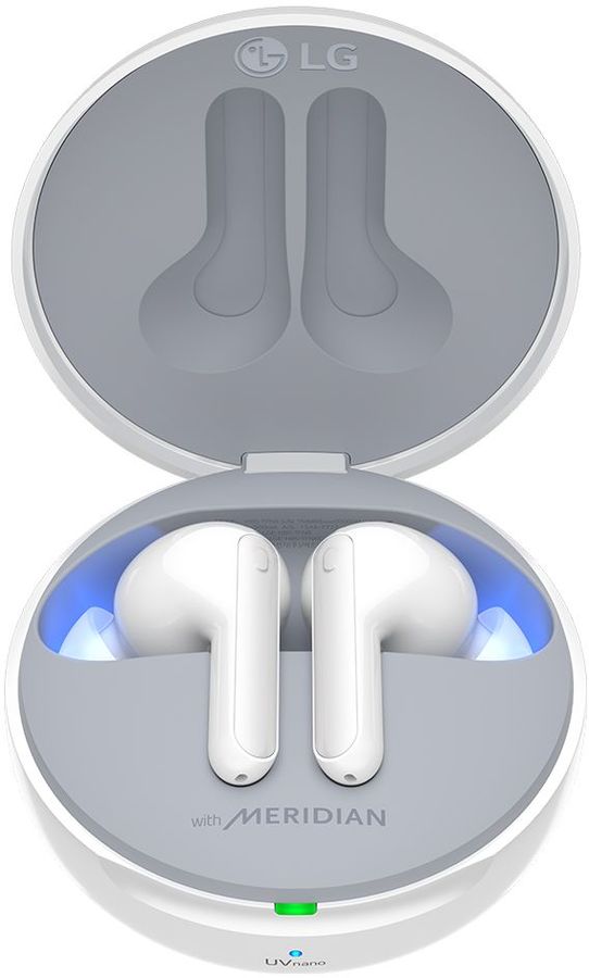 Гарнитура вкладыши LG Tone Free HBS-FN7 белый беспроводные bluetooth в ушной раковине (HBS-FN7.ABRUWH)