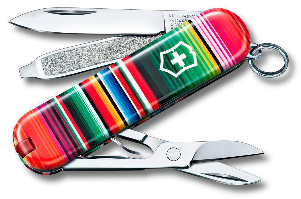 Нож перочинный Victorinox Classic LE2021 Mexican Zarape (0.6223.L2101) 58мм 7функц. карт.коробка