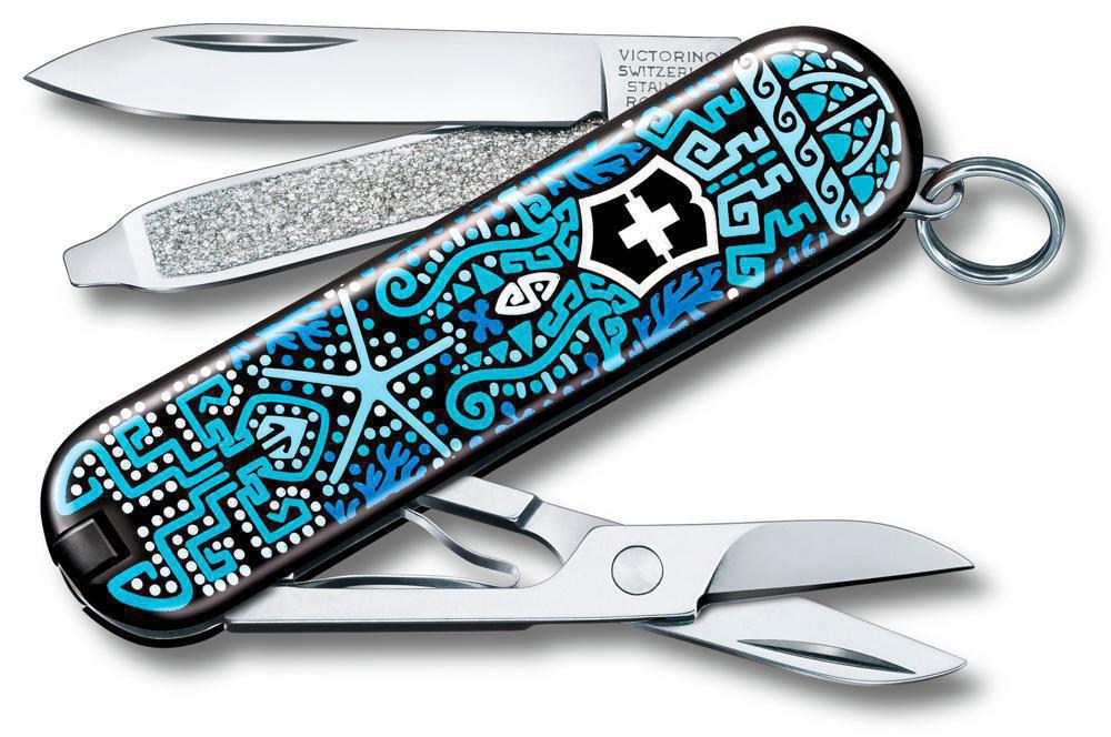 Нож перочинный Victorinox Classic LE2021 Ocean Life (0.6223.L2108) 58мм 7функц. карт.коробка