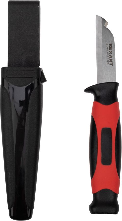 Нож строит. Rexant 12-4939 67мм лезв.1шт красный/черный