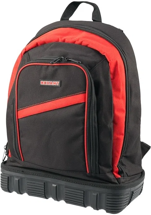Рюкзак для инструментов Rexant 12-5614 2отд. 2карм. черный/красный