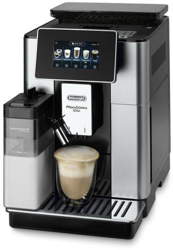 Кофемашина Delonghi Primadonna Soul ECAM610.55.SB 1450Вт черный/серебристый