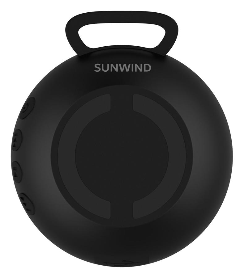 Колонка порт. SunWind SW-PS103 B черный 3W 1.0 BT/3.5Jack 10м 400mAh