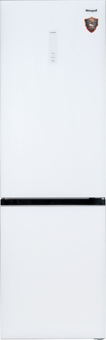Холодильник Weissgauff WRK 2000 WGNF DC Inverter 2-хкамерн. белое стекло инвертер