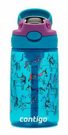 Бутылка Contigo Gizmo Flip 0.42л синий пластик (компл.:трубочка) (2127477)