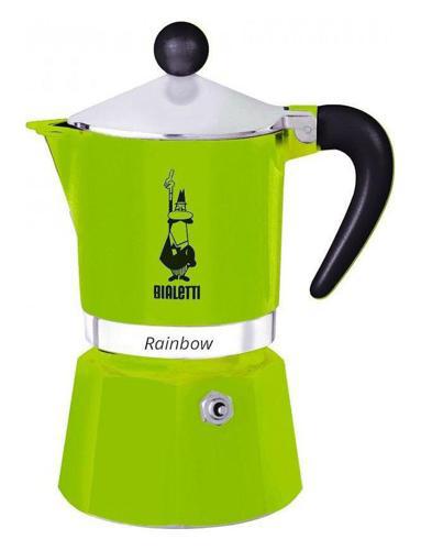 Кофеварка Bialetti Rainbow 0.24л алюминий зеленый (4973)