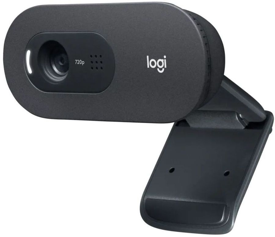 Камера Web Logitech C505 черный 1.2Mpix (1280x720) USB2.0 с микрофоном для ноутбука (960-001364)