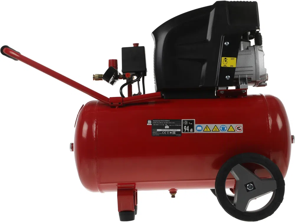 Компрессор поршневой Einhell TE-AC 270/50/10 масляный 270л/мин 50л 1800Вт красный/черный