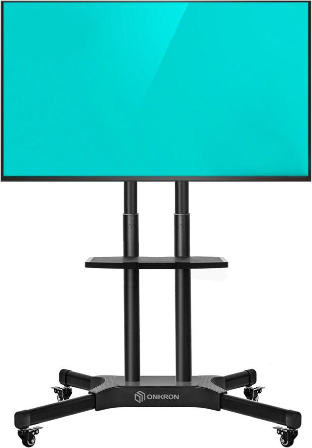 Подставка для телевизора Onkron TS1351 черный 32"-65" макс.50кг напольный мобильный