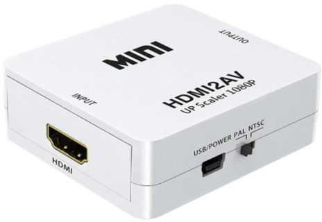 Адаптер аудио-видео Premier 5-984 HDMI (f)/3хRCA (f) белый