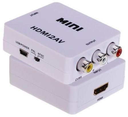 Адаптер аудио-видео Premier 5-984 HDMI (f)/3хRCA (f) белый