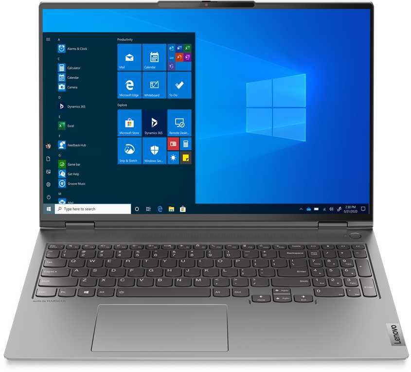 Ноутбук Lenovo Thinkbook 16p G2 ACH Ryzen 7 5800H 16Gb SSD1Tb NVIDIA GeForce RTX 3060 6Gb 16" IPS WQXGA (2560x1600) Windows 10 Professional 64 grey WiFi BT Cam