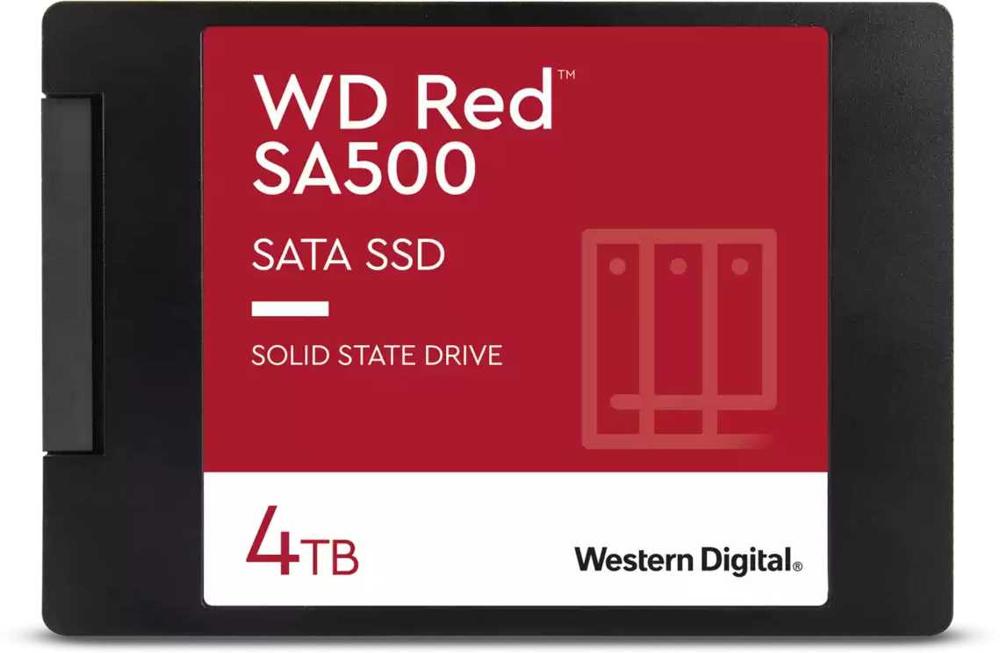 Накопитель SSD WD SATA III 4Tb WDS400T1R0A Red SA500 2.5"