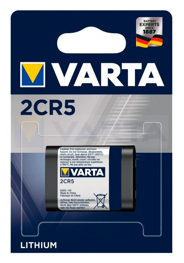 Батарея Varta Lithium BL1 2CR5 (1шт) блистер