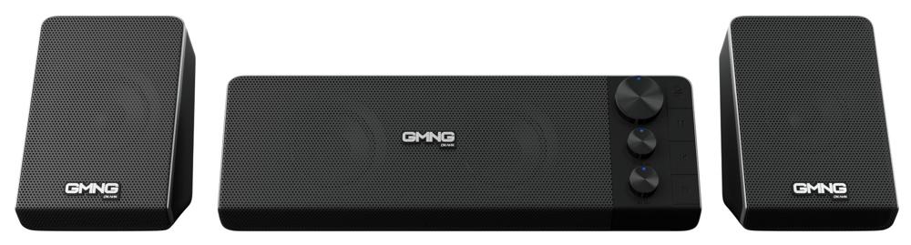 Колонки GMNG OK-450 2.1 черный 15Вт BT портативные