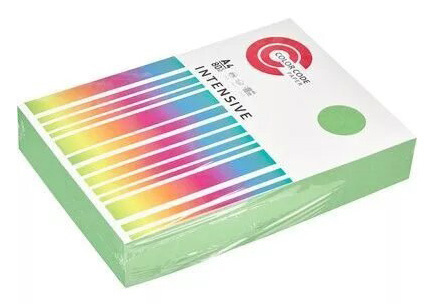 Бумага ColorCode 569674 A4/80г/м2/500л./зеленый интенсив универсальная