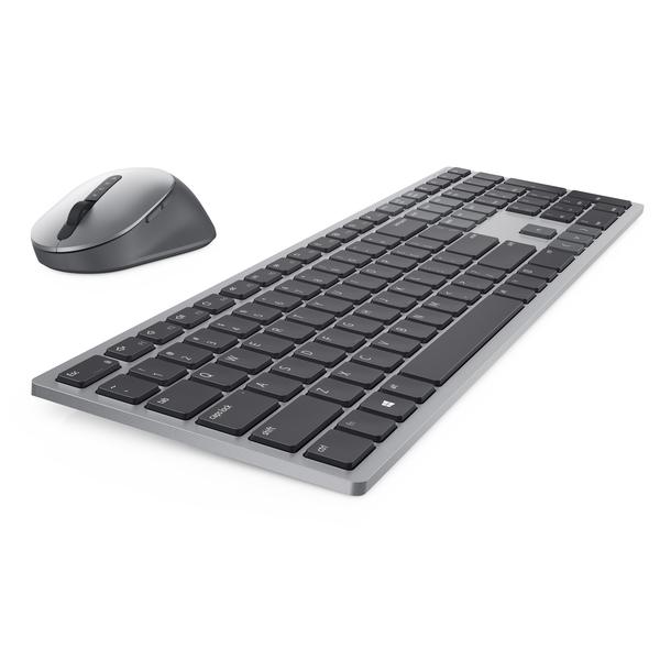 Клавиатура + мышь Dell KM7321W клав:серый мышь:серый USB беспроводная Bluetooth/Радио slim