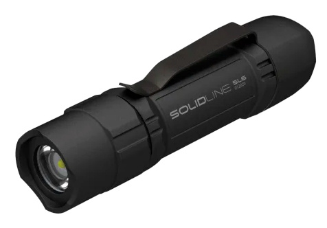 Фонарь ручной Led Lenser Solidline SL6 черный лам.:светодиод. AAAx3 (502232)