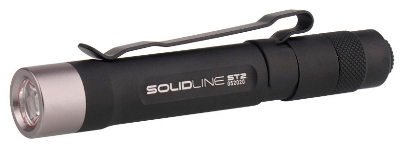Фонарь ручной Led Lenser Solidline ST2 черный лам.:светодиод. AAAx1 (502208)