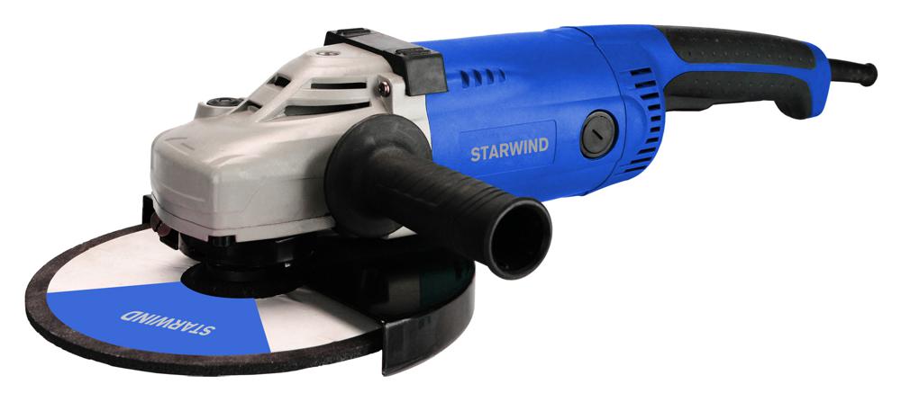 Углошлифовальная машина Starwind AGP-180-2100 2100Вт 8300об/мин рез.шпин.:M22 d=180мм