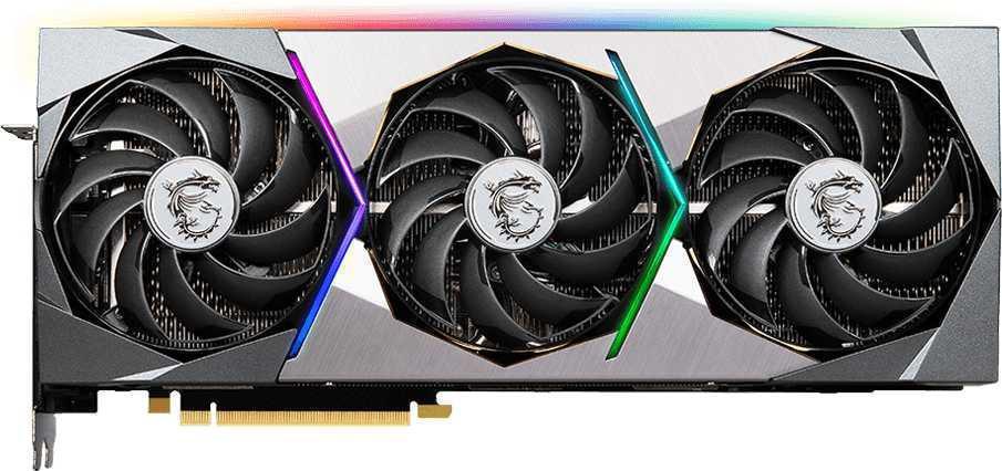 Видеокарта MSI PCI-E 4.0 RTX 3080 Ti SUPRIM X 12G NVIDIA GeForce RTX 3080TI 12288Mb 384 GDDR6X 1830/19000 HDMIx1 DPx3 HDCP Ret