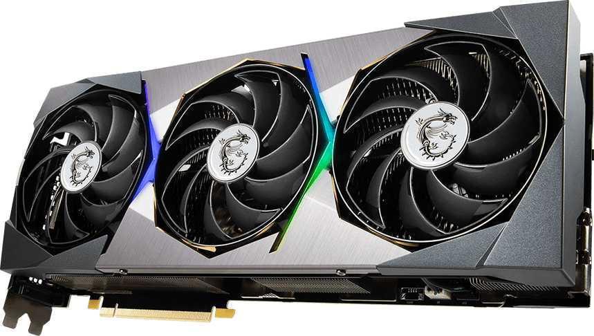 Видеокарта MSI PCI-E 4.0 RTX 3080 Ti SUPRIM X 12G NVIDIA GeForce RTX 3080TI 12288Mb 384 GDDR6X 1830/19000 HDMIx1 DPx3 HDCP Ret