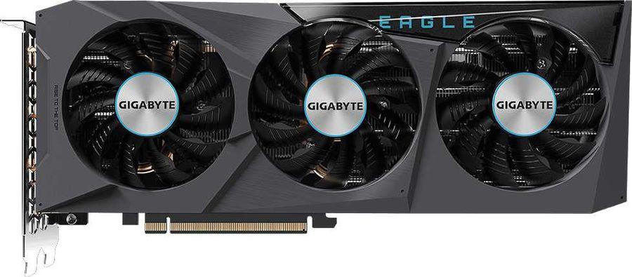 Видеокарта Gigabyte PCI-E 4.0 GV-N3070EAGLE-8GD 2.0 LHR NVIDIA GeForce RTX 3070 8192Mb 256 GDDR6 1725/14000 HDMIx2 DPx2 HDCP Ret