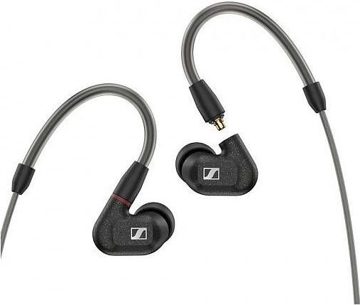 Наушники вкладыши Sennheiser IE 300 1.25м черный проводные крепление за ухом (509104)