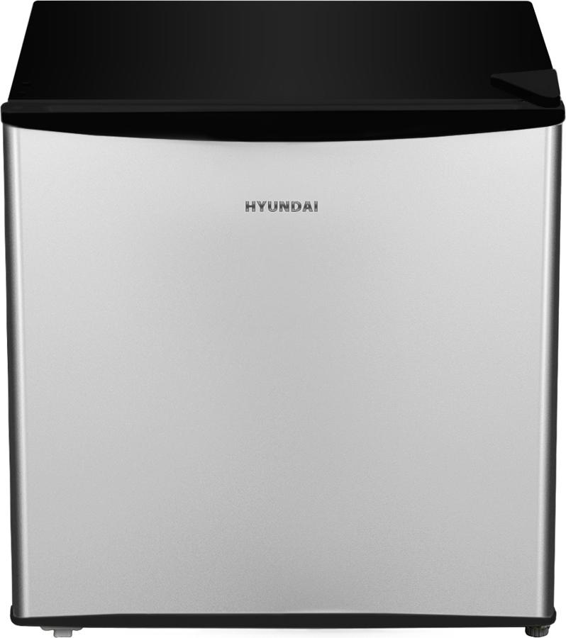 Холодильник Hyundai CO0502 серебристый/черный (однокамерный)