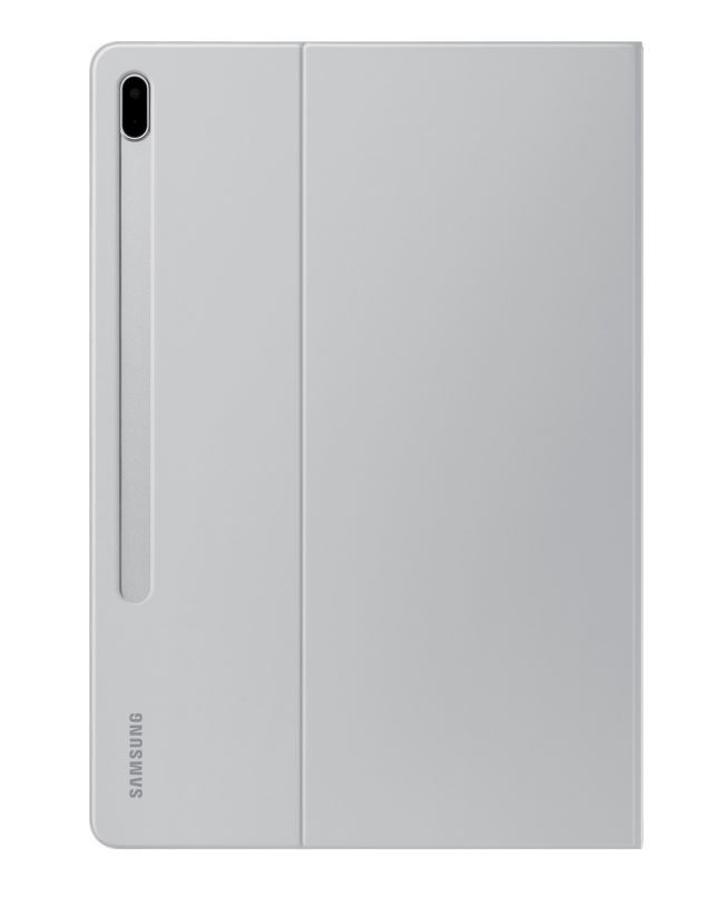 Чехол Samsung для Samsung Galaxy Tab S8+ | S7+ | S7 FE Book Cover полиуретан светло-серый (EF-BT730PJEGRU)