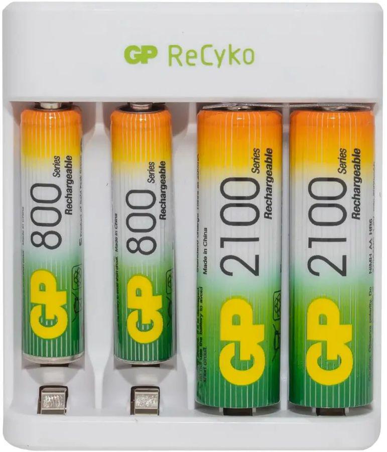 Аккумулятор + зарядное устройство GP Recyko E411210 AA/AAA NiMH (4шт)