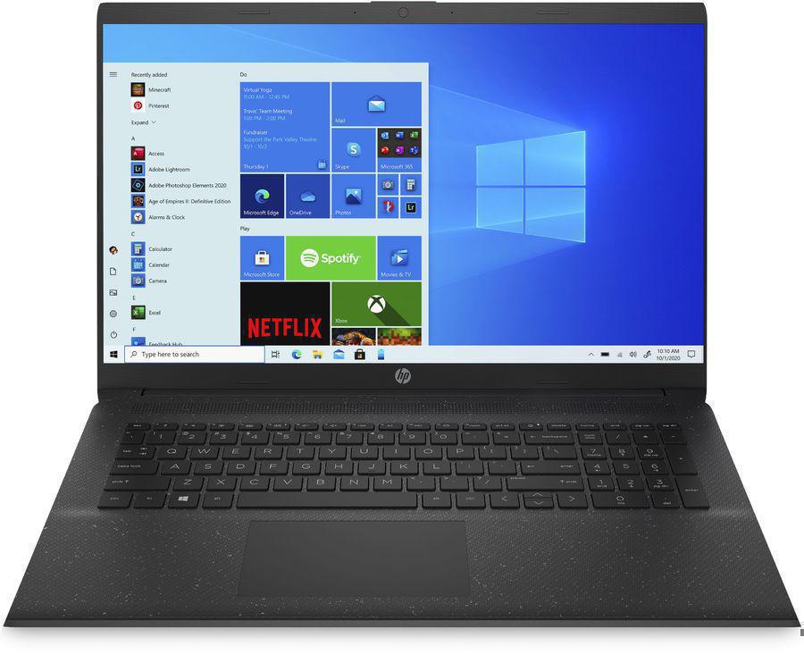 Ноутбук HP 17-cp0102ur Athlon Gold 3150U 8Gb SSD512Gb AMD Radeon 17.3" IPS FHD (1920x1080) Windows 10 Home black WiFi BT Cam